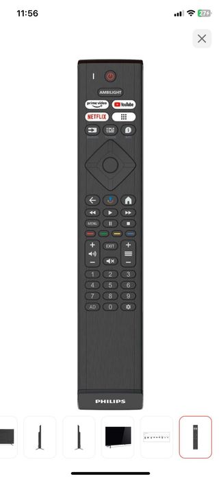 Телевизор Philips 65PQT8169/98 165 см черный