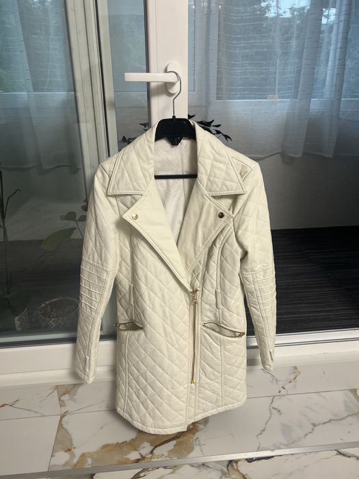 Palton imitatie piele