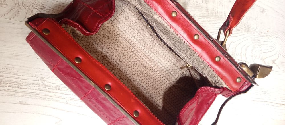 Geantă piele tip doctor