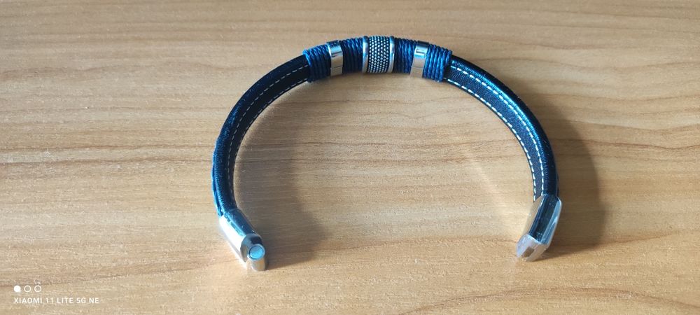 Мъжка кожена гривна - отлично качество!!!