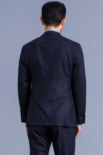 Sacou blazer 40 L slim Massimo Dutti NOU lana Finest Italian navy