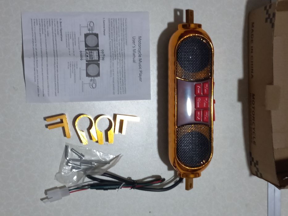 Продам магнитолу  на мотоцикл