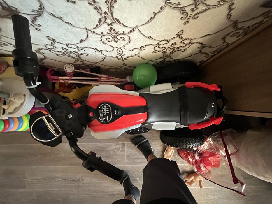 Мотоцикл детский аккумулятором