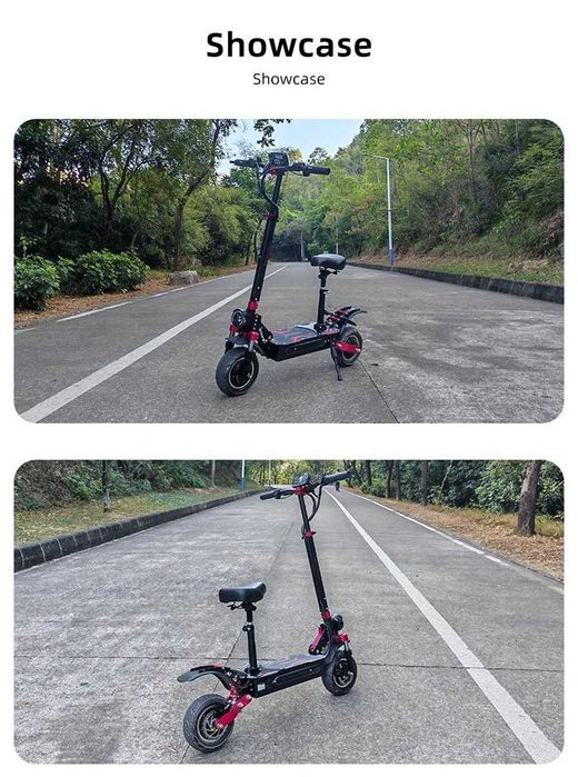 Noua, Sigilata‼️BOYUEDA Q7 Pro MAX 3200W, 2 x 1600W Dual Motor, Baterie 52V 28AH, Card NFC, Bluetooth - Frane Hidraulice - Scaun - 2 incarcatoare 3A