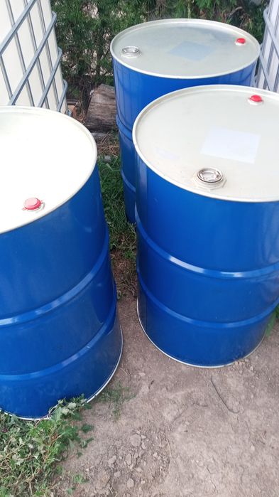 Butoaie tabla groasa albastre emailate la interior cu bușon 220 l corbu cta transport contra