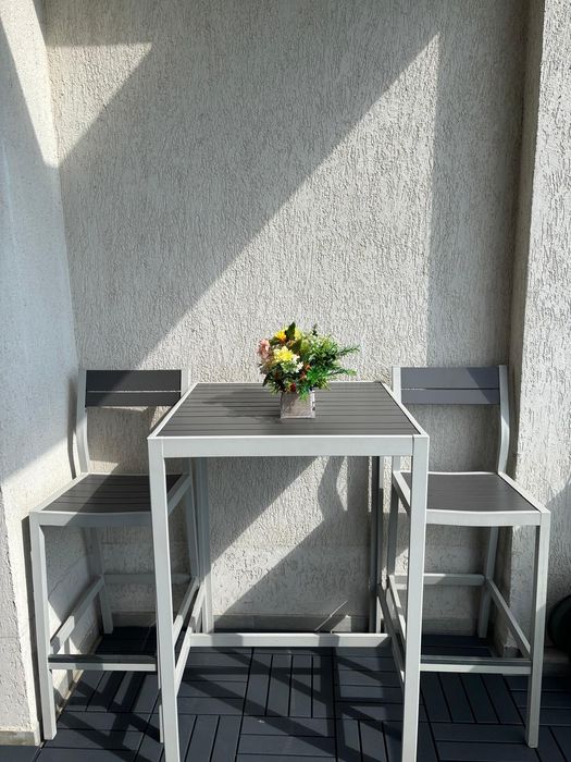 Mobilier terasa  IKEA Själland (masa + 2 scaune) - Stare excelentă