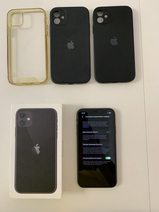iPhone 11 чёрный 64 гб