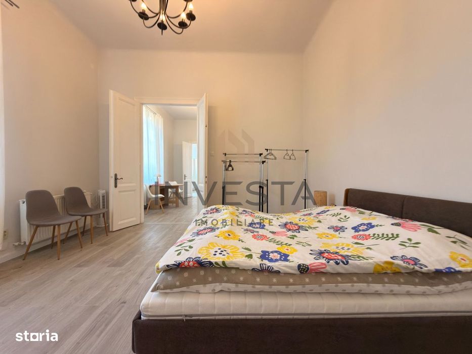 Apartament cu 3 camere si balcon, in Centru, langa Tribunal!