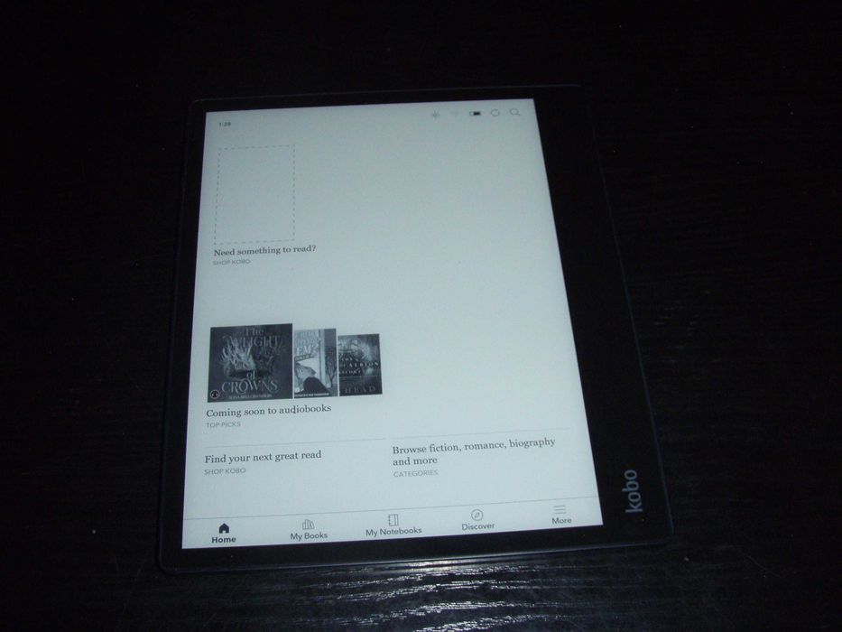 Tableta e-paper e-ink Kobo Elipsa 2E 32 Gb, noua, fara accesorii