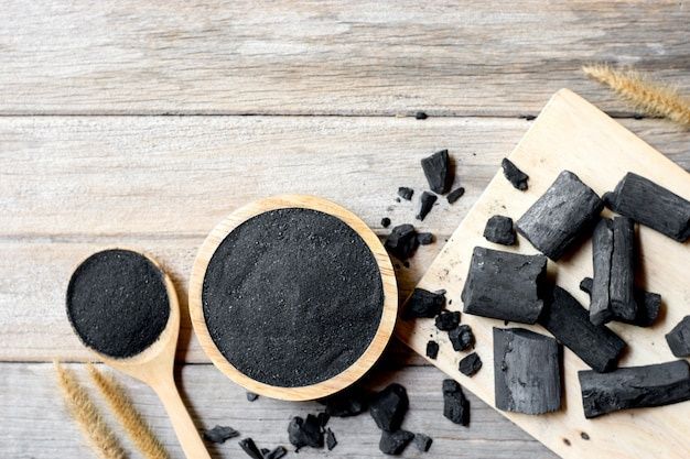 Древесный уголь молотый