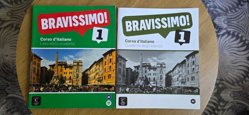 Bravissimo 1 учебник и учебна тетрадка по италиански език