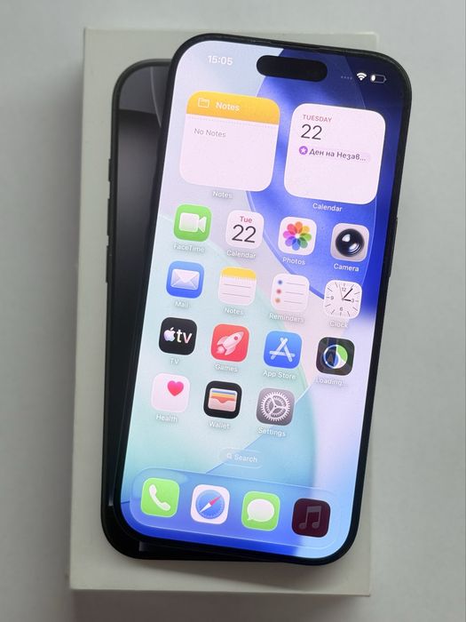 iPhone 16 Pro Black 100% battery