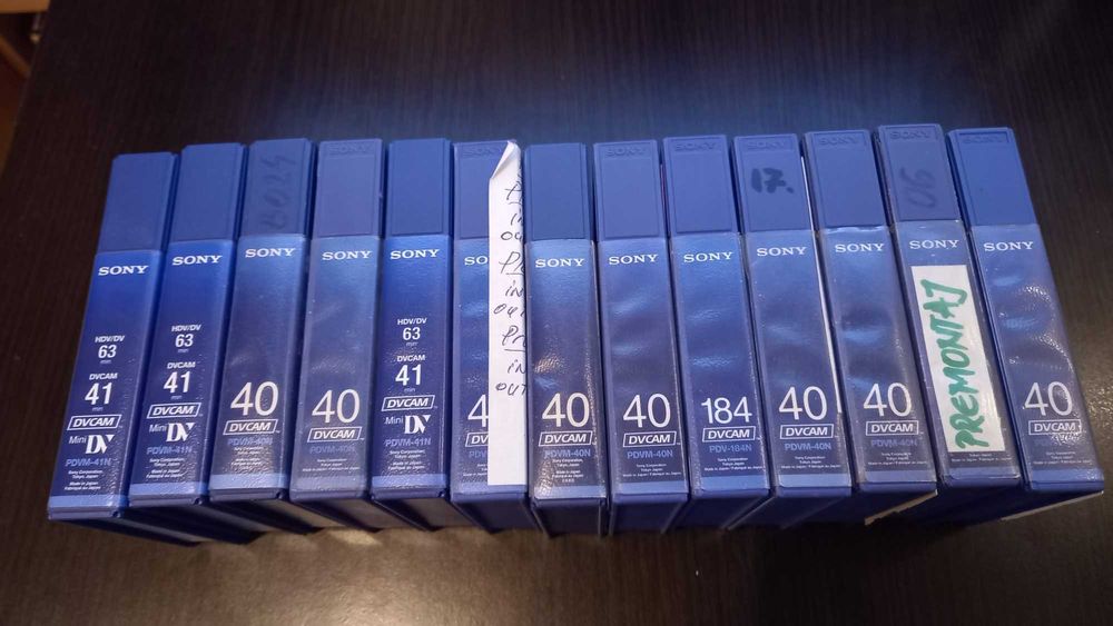 Casete Video Digital Mini DV DVCAM SONY PDVM-40