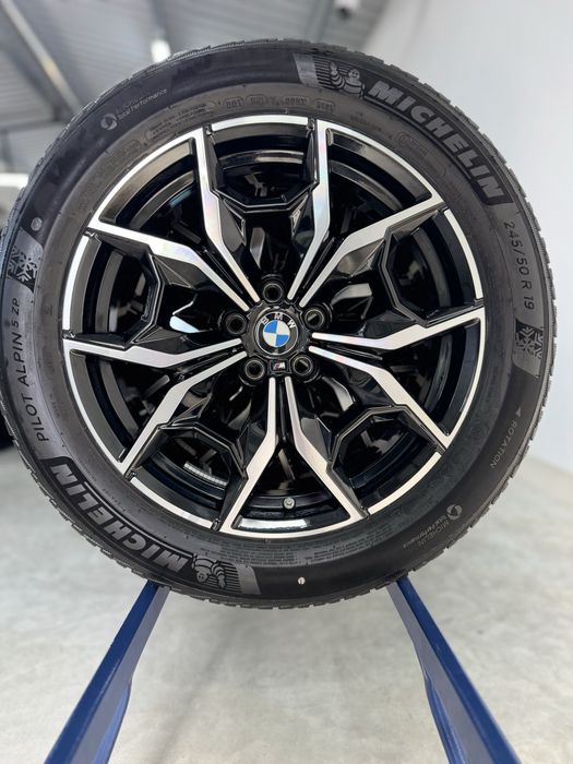 Jante Bmw X3 X4 R19 G01 G02 Originale 887M Iarna Michelin Stelute Runflat 2023
