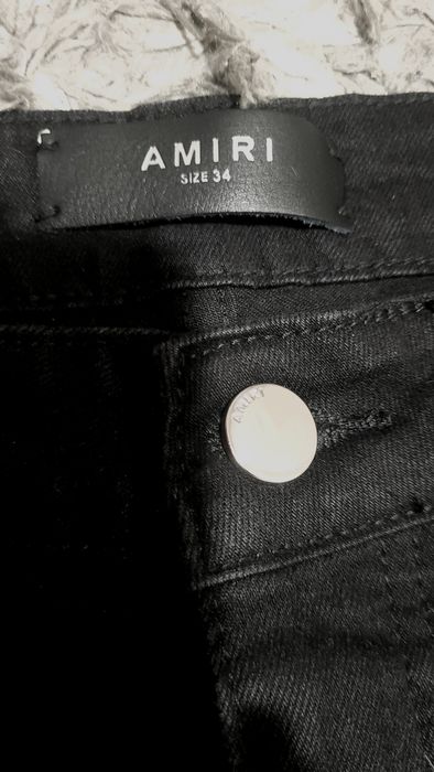 Amiri Jeans with diamonds