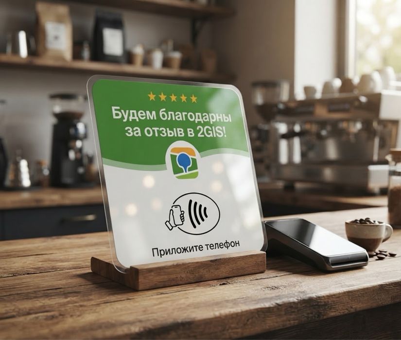 NFC метка для отзывов