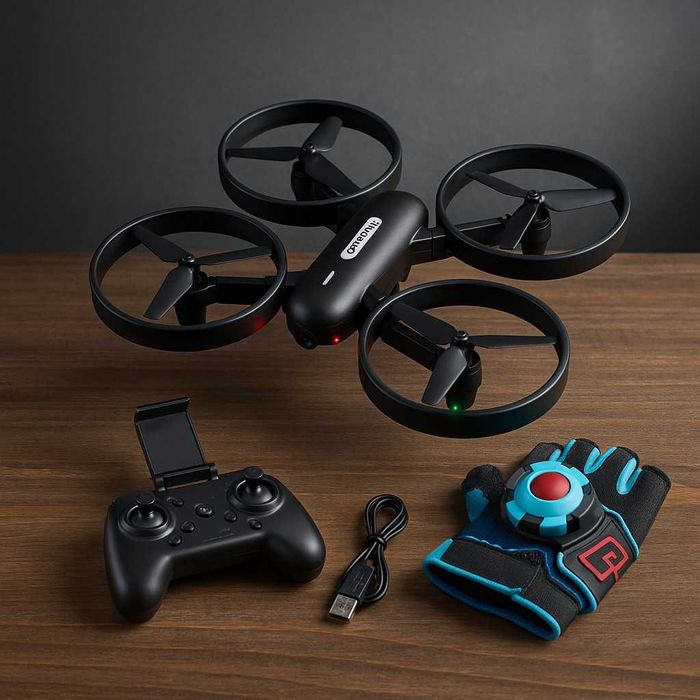 Дрон с жестово управление и Wi-Fi камера – Traces