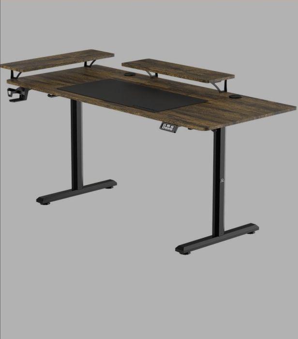 Гейминг бюро Ultradesk - Highlander XXL, 72-117 cm, кафяво computer desk electronic height adjustment