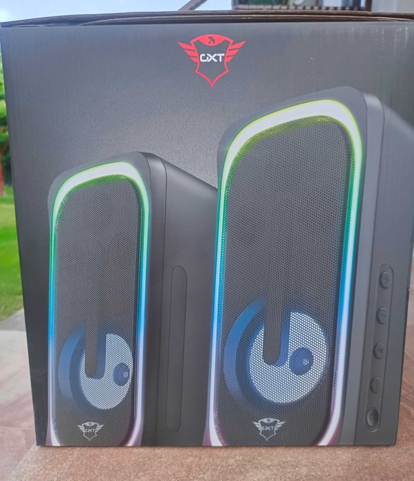 Boxe gaming Trust GXT 635 Rumax, 2.1, 40W RMS, Bluetooth RGB HDMI, noi