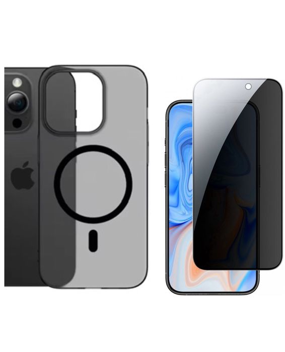 Iphone 13/14/15/16/17 PRO MAX PLUS Husa Thin Magsafe + Folie Sticla