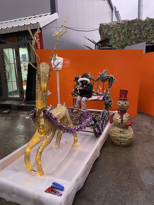 Новогодний декор для фотозоны