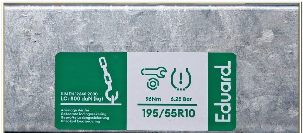 Ремарке /Платформа Eduard 4/2 метра - 2700кг