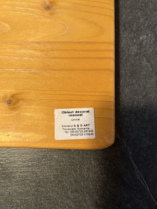 Tablou pictat manual