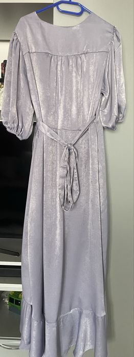 Rochie matase satinata  Flounce London