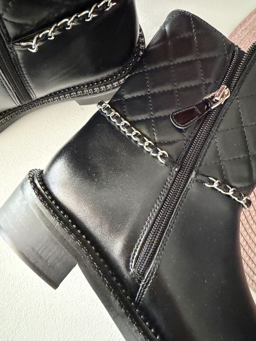 Cizme Chanel  piele naturala 39