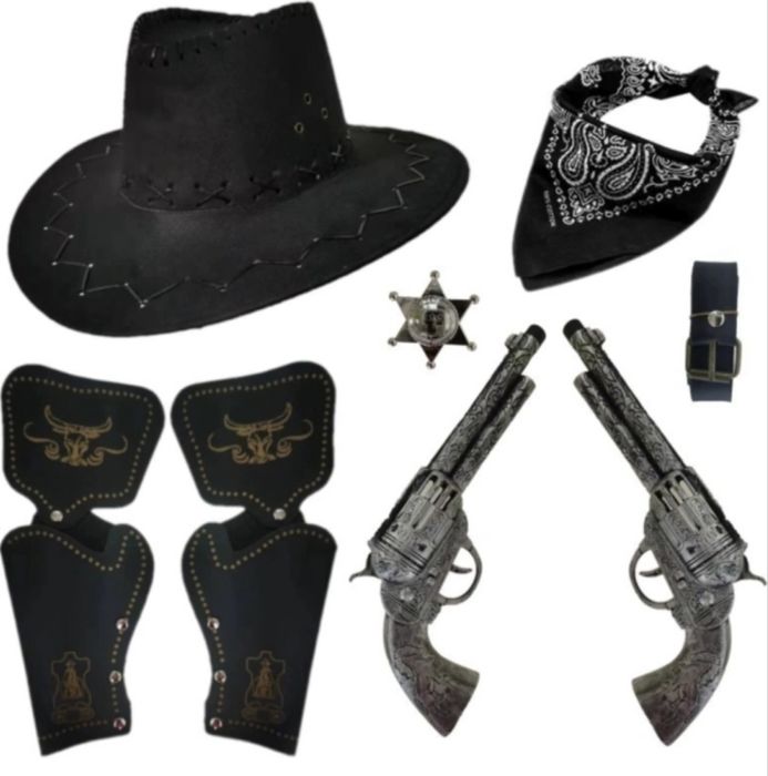 Аксессуары для образа ковбоя.