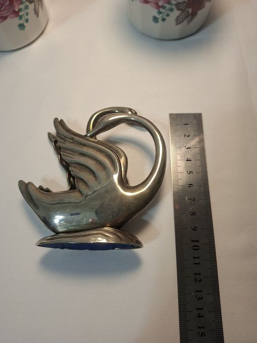 Лебеди винтажная салфетница