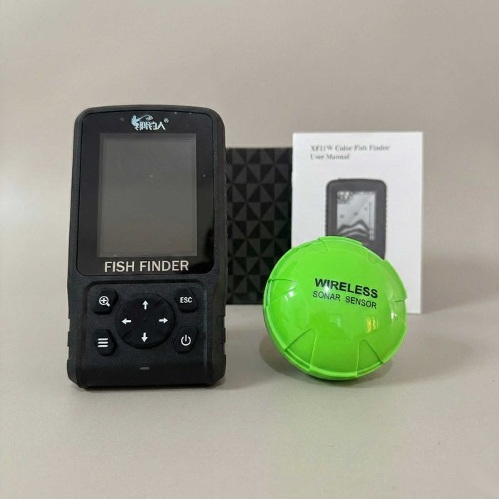 Безжичен Сонар За Риболов 200м Обхват Цветен LCD дисплей XF11W