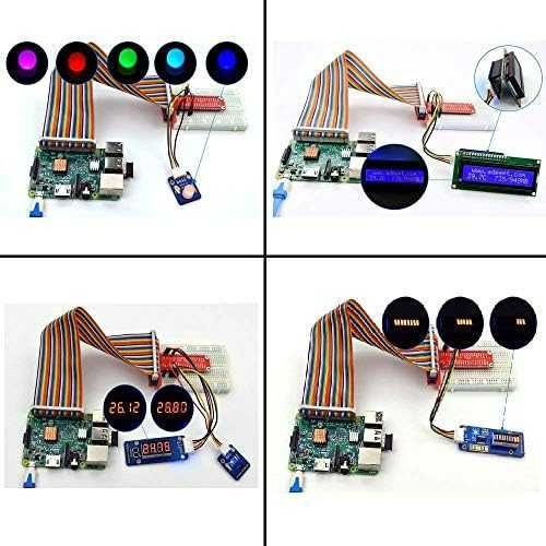 Нов Учебен Комплект Adeept 24 Модула за Raspberry Pi 4/3/2 B/B+ + Кодове