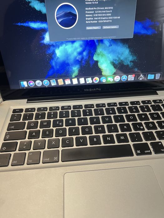 Macbook pro 13  2012
