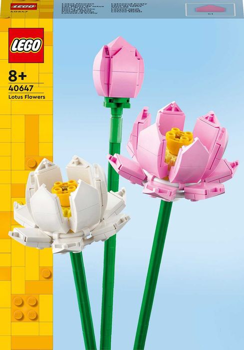 Конструктор Lego ЛЕГО Iconic 40524 Слънчогледи Лотоси 40647