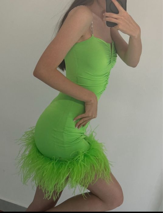 Rochie Nissa verde - marimea 36