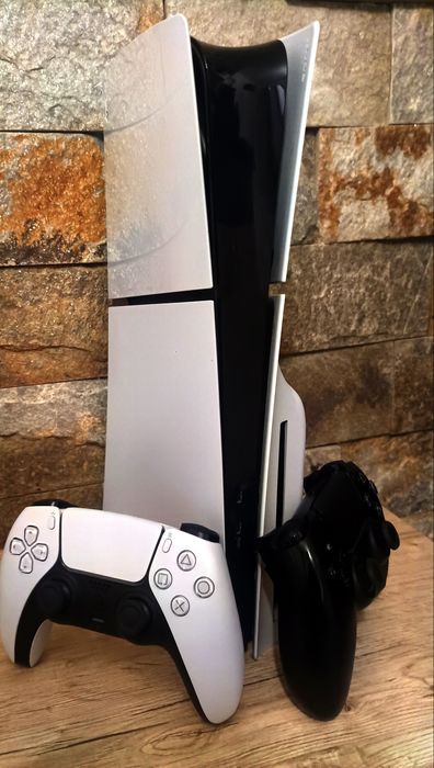 Ps5/PlayStation 5 Slim Disc 4K/8K/120 FPS 1TB SSD cu +20 jocuri+1 Controller Wirelles Sony Ps5