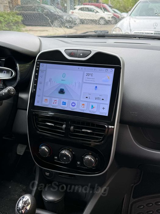 Renault Clio 4 - 10.1" Android Мултимедия Рено Клио Навигация Андроид