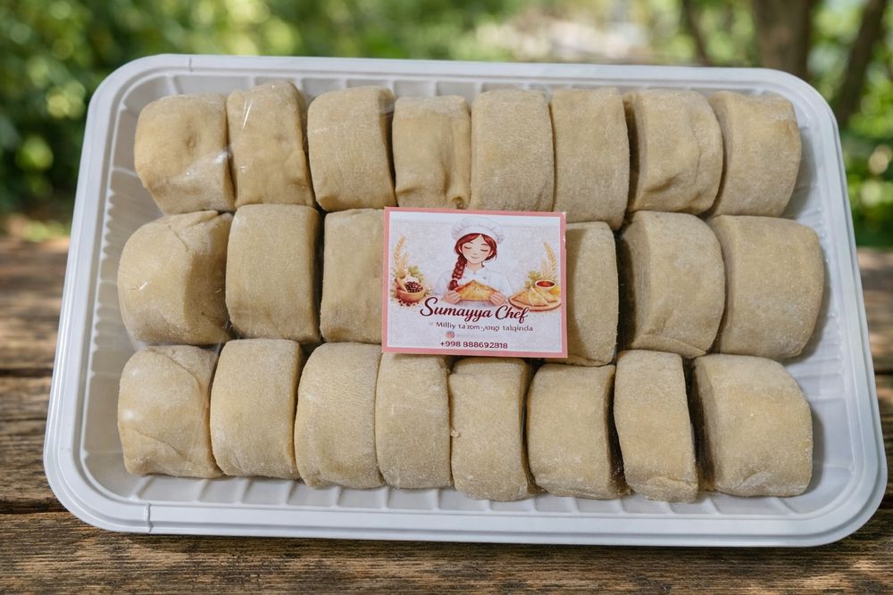 Qarsillama somsa, qatlama hamiri