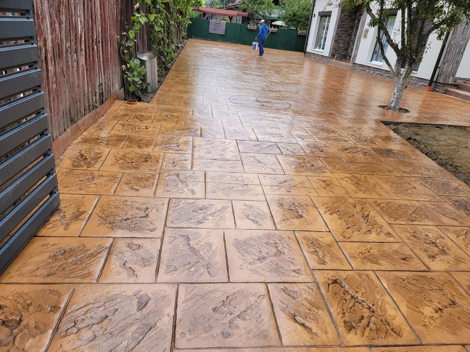 Beton amprentat Pitesti