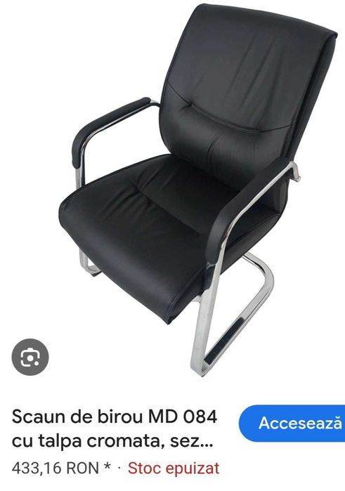 Scaun birou - piele ecologica