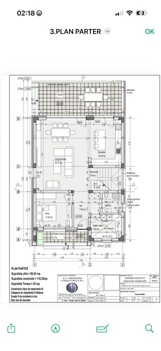 Vand teren 360 mp cu constructie parter 110 mp realizati, proiect si autorizatie pentru P+1    Imobilul este situat in Pipera, Str. Serban Ion nr.57