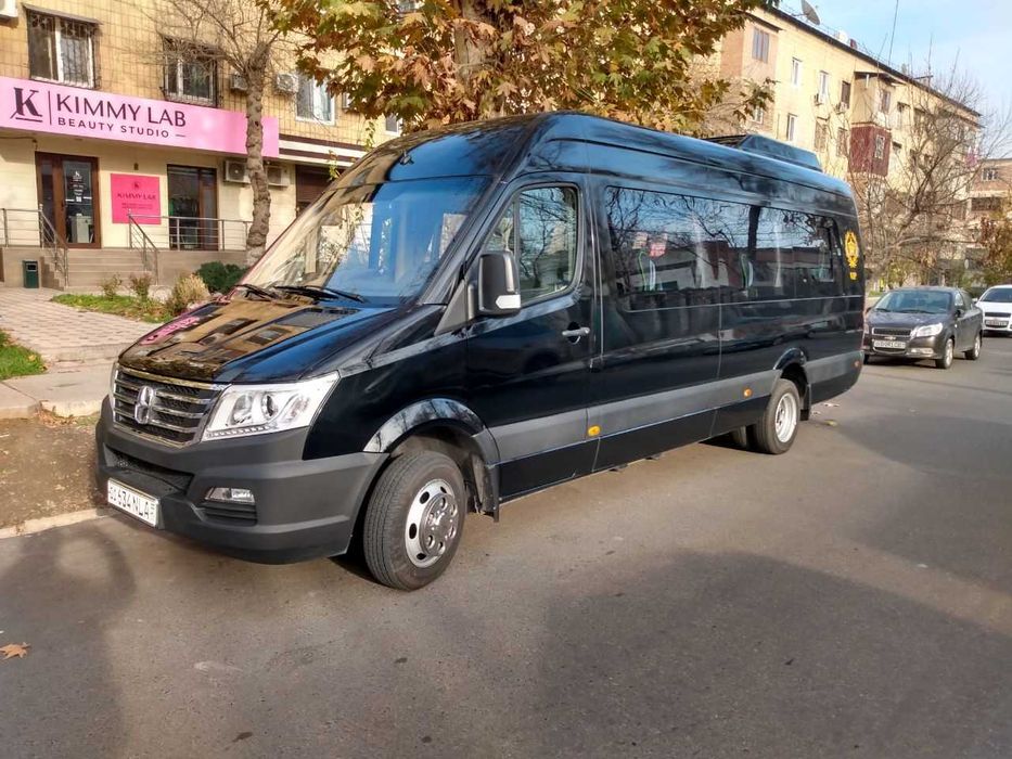 Комфортабельный туристический транспорт автобус, миди/микро/авт, легко