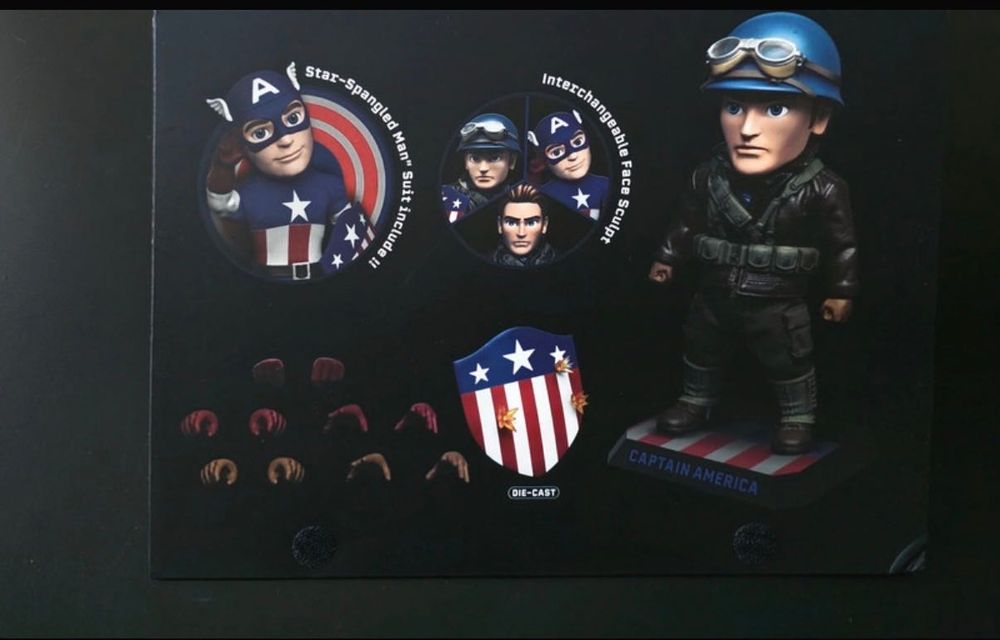 Figurina de colecție Captain America EAA-121 DX-Beast Kingdom