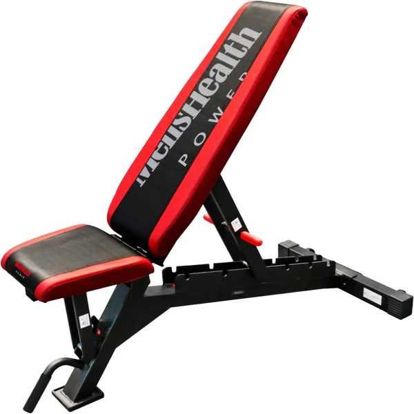 Banca inclinata pentru antrenament – negru/rosu, Lukadora