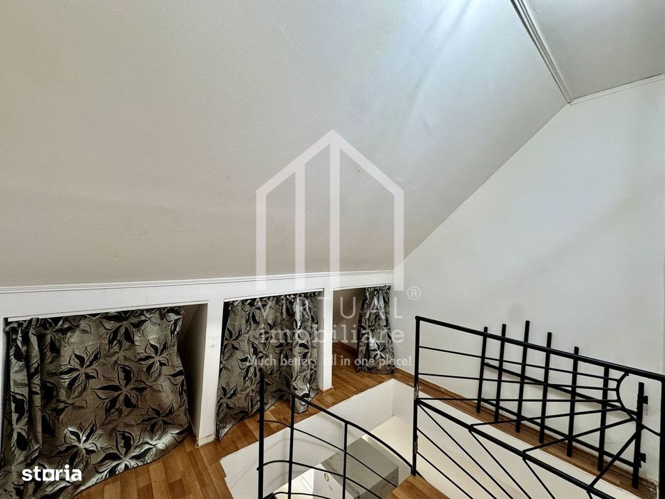 Mansarda cu 3 camere, 39mp utili+pod amenajat 25mp, balcon, V. Aaron