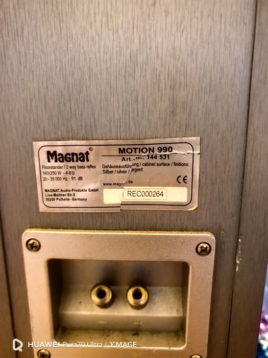 Vând Boxe Hi-Fi Magnat Motion 990 (3 Căi)