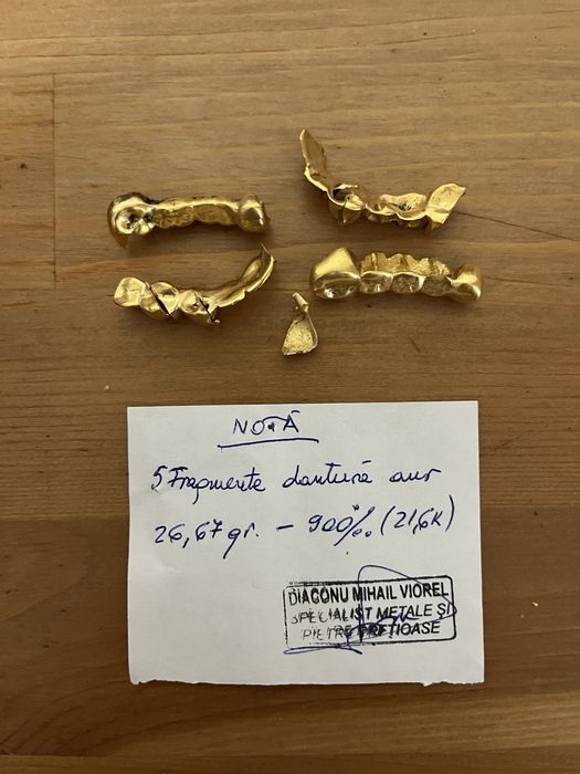 Aur 21,6K curatat se poate transforma