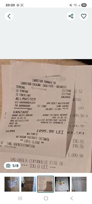 Frigider Arctic  2 usi Nou, Sigilat cu garantie 2 ani