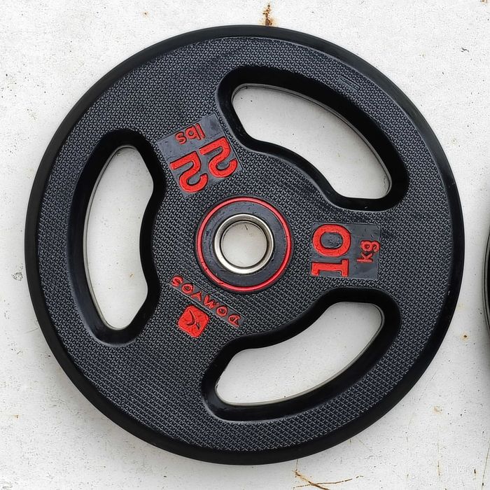 Дискове за щанга 2 Х 10 кг., диаметър на отвора ∅ 28 мм.